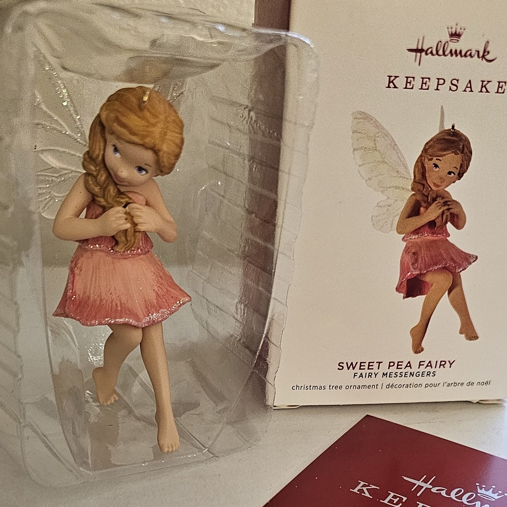Hallmark Sweet Pea Fairy Ornament